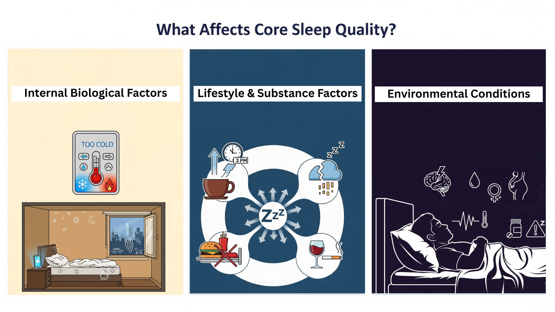 Factors That Affect Core Sleep Quality