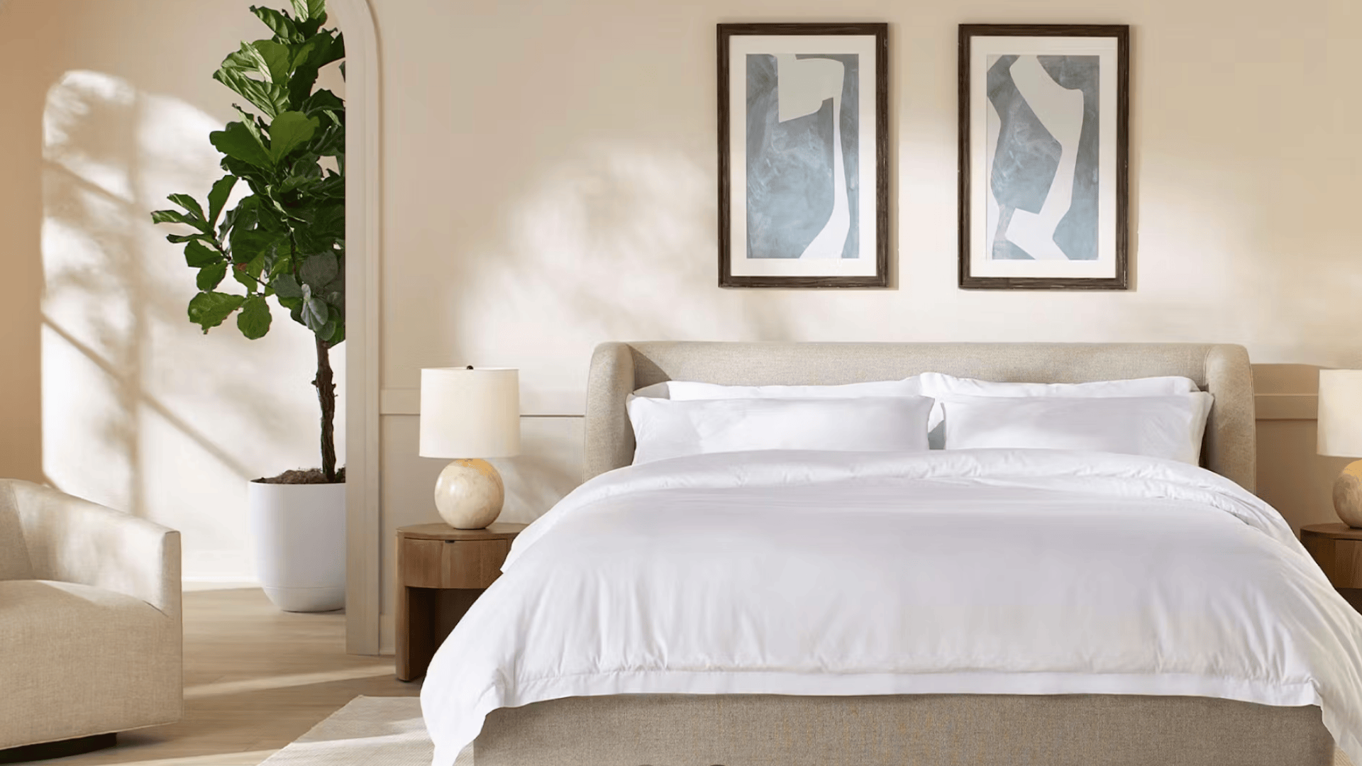 Saatva Organic Sateen Sheet Set