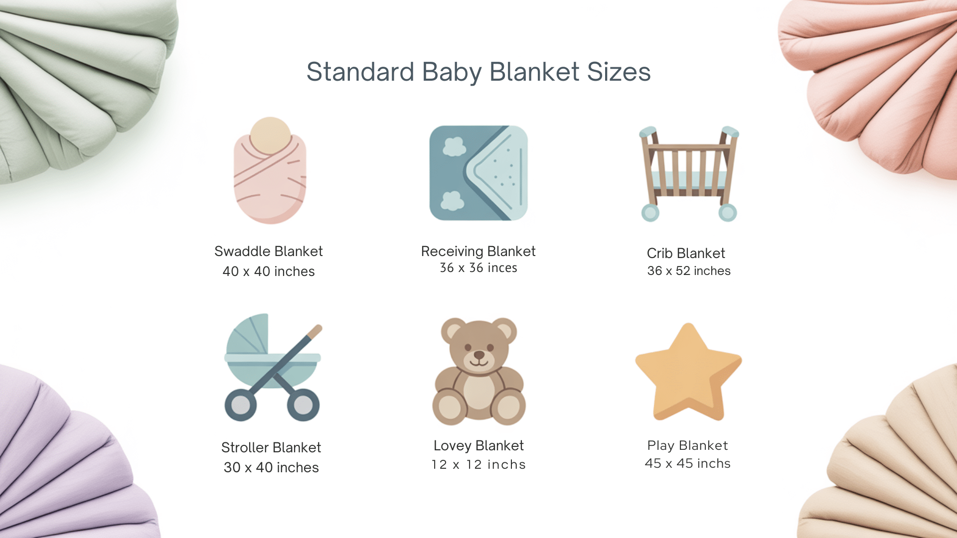 Standard Baby Blanket Sizes